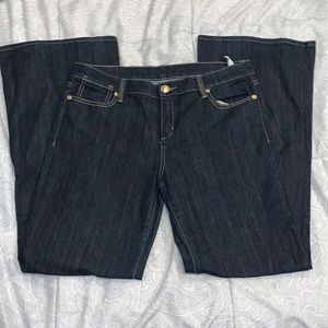 BCBG “Tanya” wide leg jeans